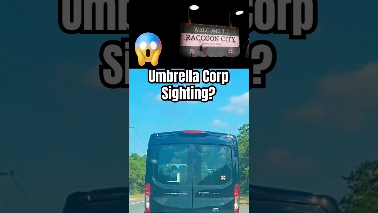 Umbrella Corp Van Spotted in Real Life?! 😱🚐 | Resident Evil IRL