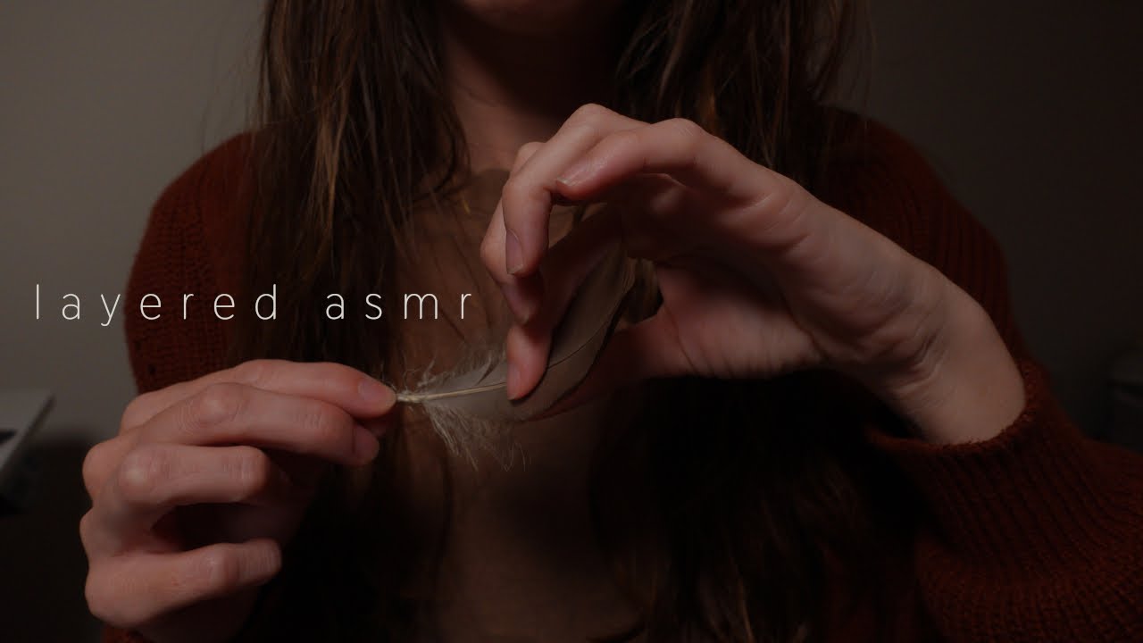 ASMR Layered Sounds for Deep Sleep (Face Brushing, Rain, Tapping, Brown Noise, 3 Hours)