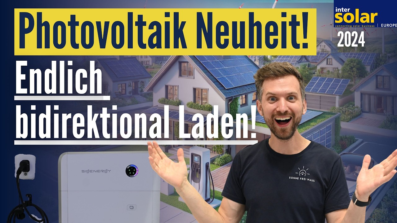 Photovoltaik mit Speicher Innovation: DC-Ladestation und Bidirektionales Laden von Sigenergy
