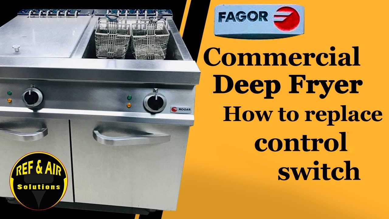 deep fryer repair | how to change control switch