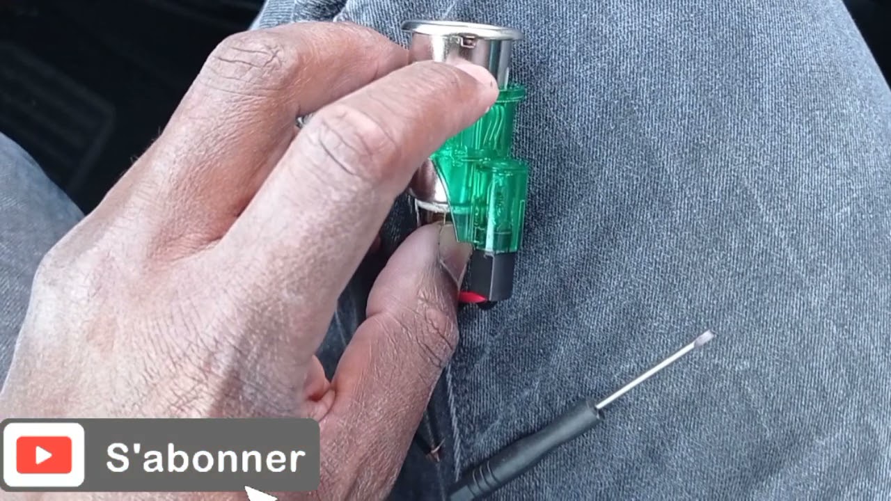 COMMENT REMPLACÉ UN ALLUME CIGARE DE VOITURE