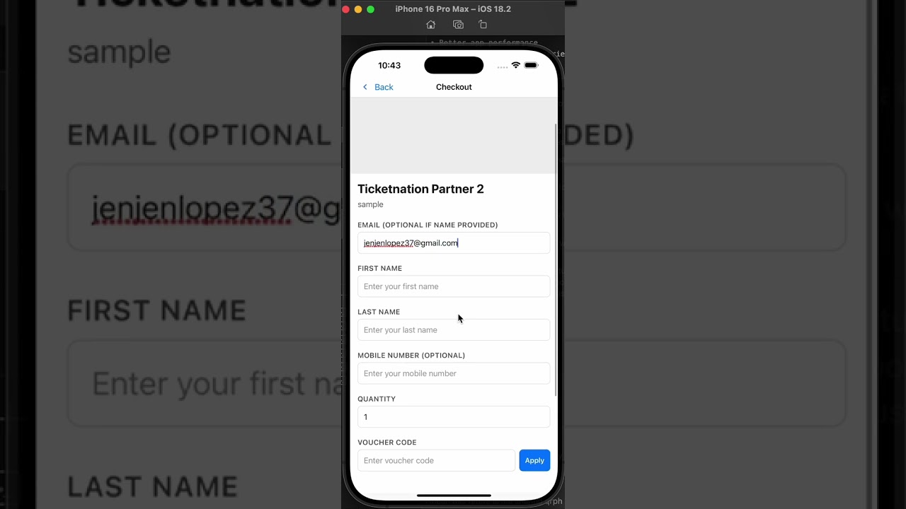Ticketnation - Affiliate Checkout