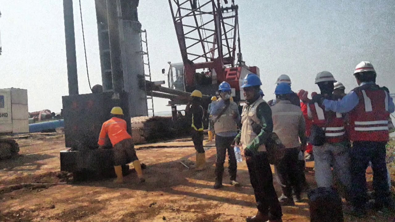 Metode pemancangan spun pile D 1000