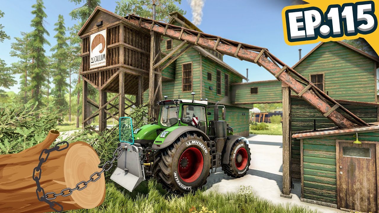 😎TRACTEZ TOATA PADUREA - Fs22 Elmcreek Ep.115