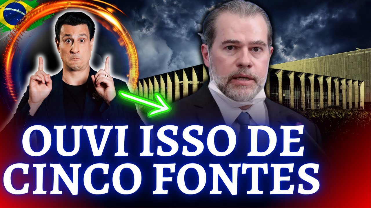 Ouvi isso de 5 fontes de Brasília ⛔ Toffoli sentiu a pressão e pode acabar se ...