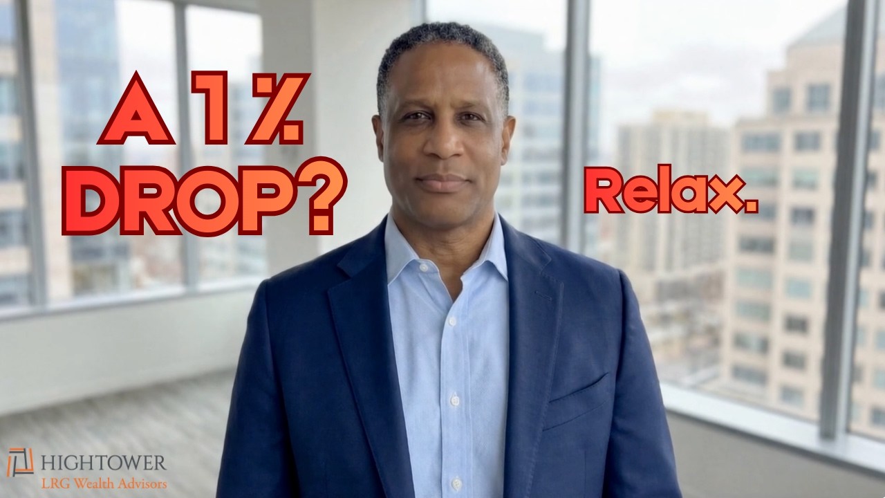 1% Market Drop? Here's What the Data Actually Shows