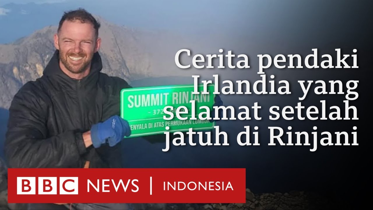 Kesaksian Paul Farrell, pendaki Irlandia yang pernah jatuh ke jurang Gunung Rinjani