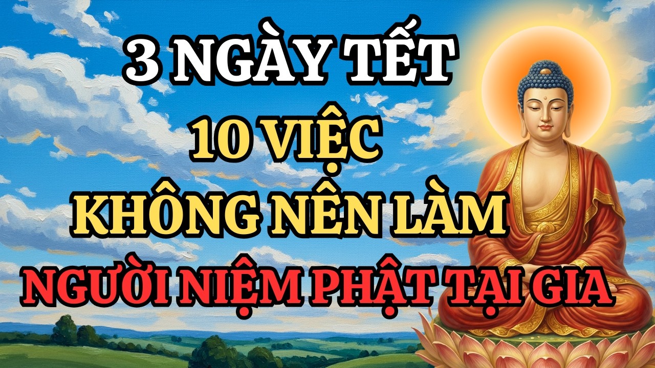 3 Ngày Tết 10 Việc Ai Đang Niệm Phật Tại Gia Không Nên Làm – Mà Nhiều Người Thường Không Để Ý