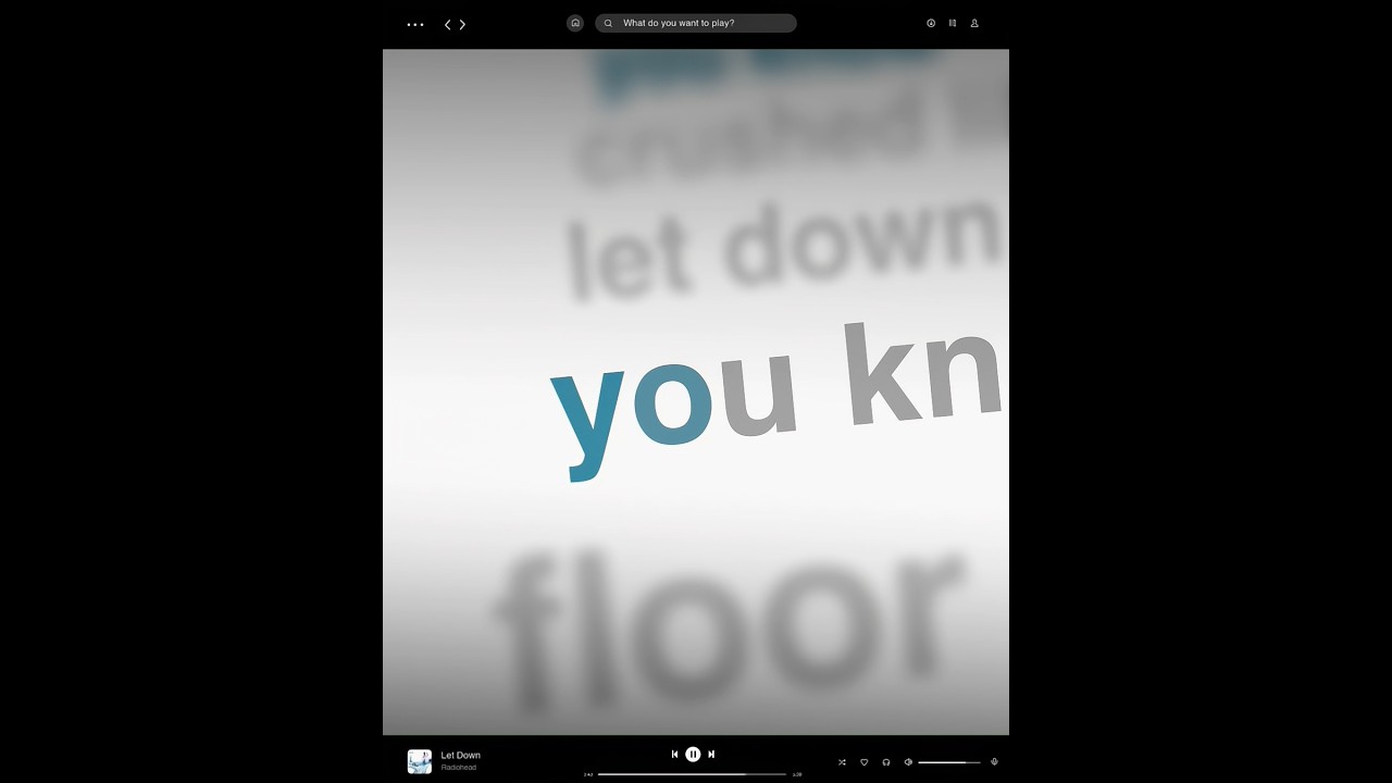 let down - radiohead | Free Preset#typography #lyricvideo #lyricedits #letdown #radiohead #pmv #edit