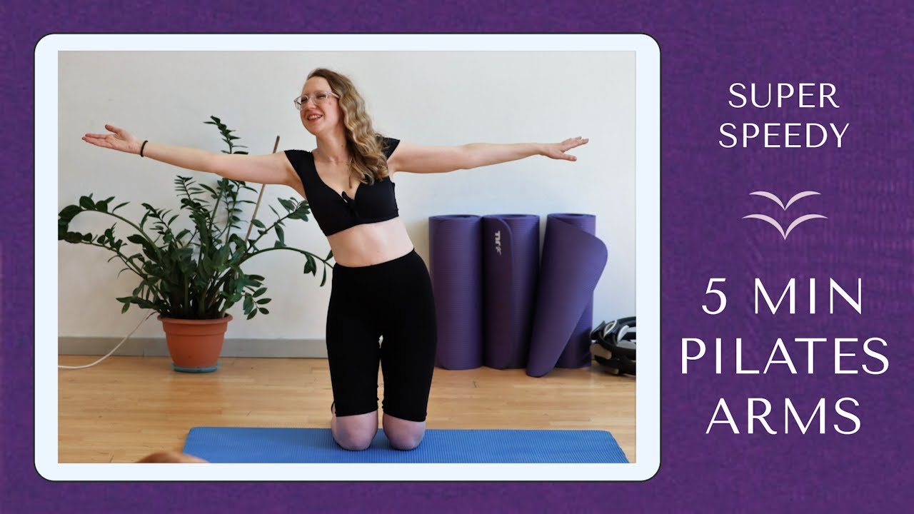 Super Speedy Pilates Arm Routine - Strong Standing Upper Body Pilates At Home Routine In 5 Minutes