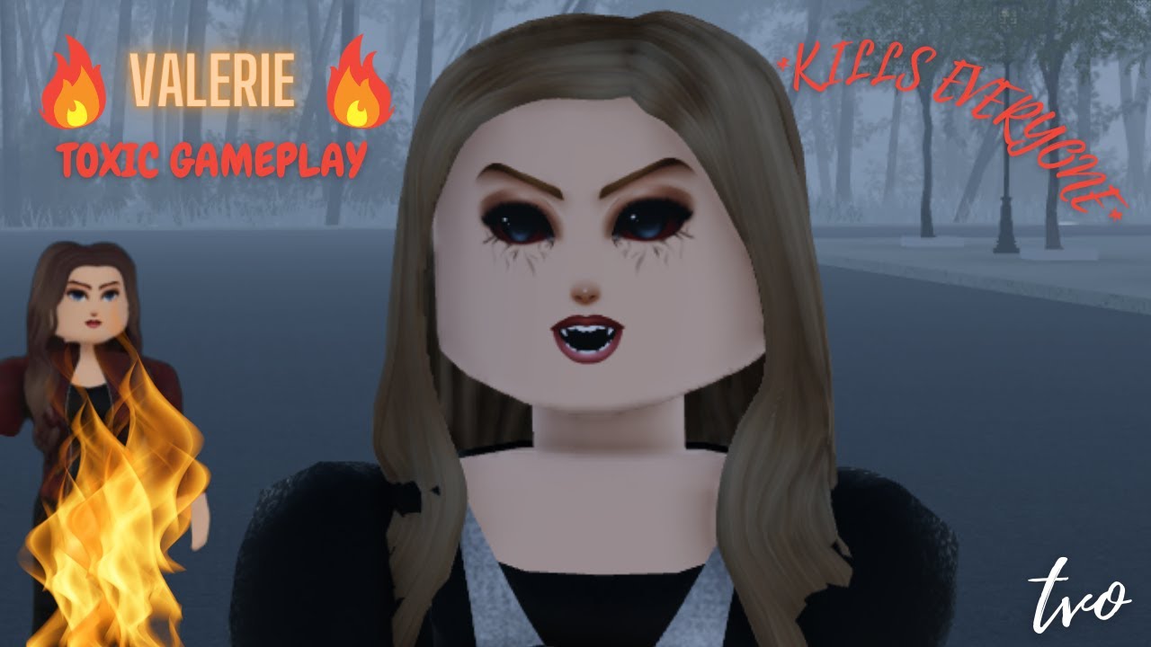 VALERIE GAMEPLAY *super toxic* - TVO Roblox