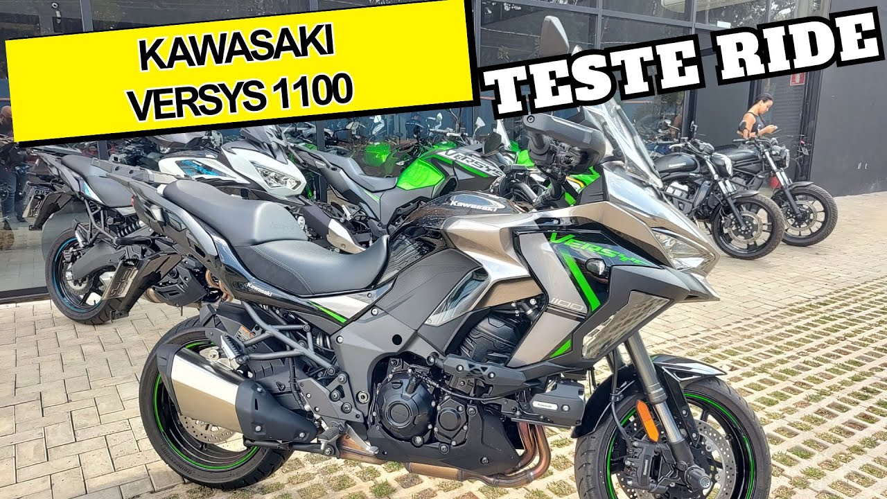 🔥 Teste Ride Kawasaki Versys 1100 – A Big Trail Surpreendente! #versys1100 #kawasaki #testride