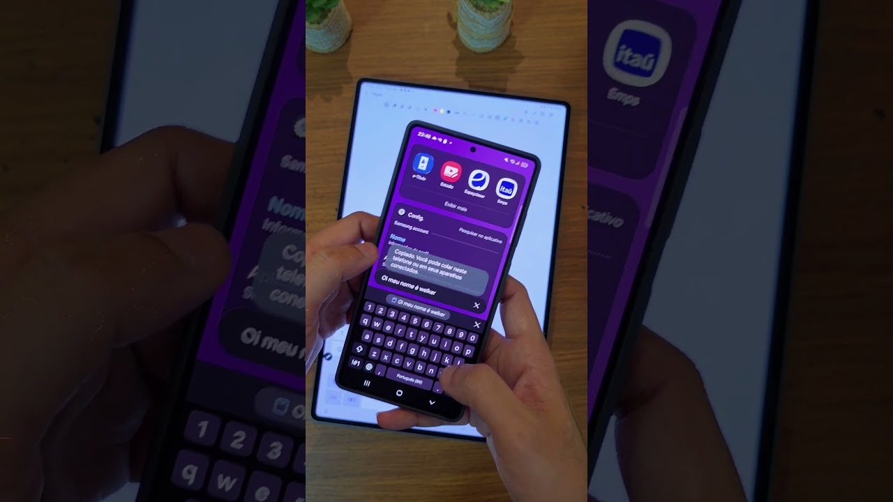 o ecossistema da samsung é insano. 