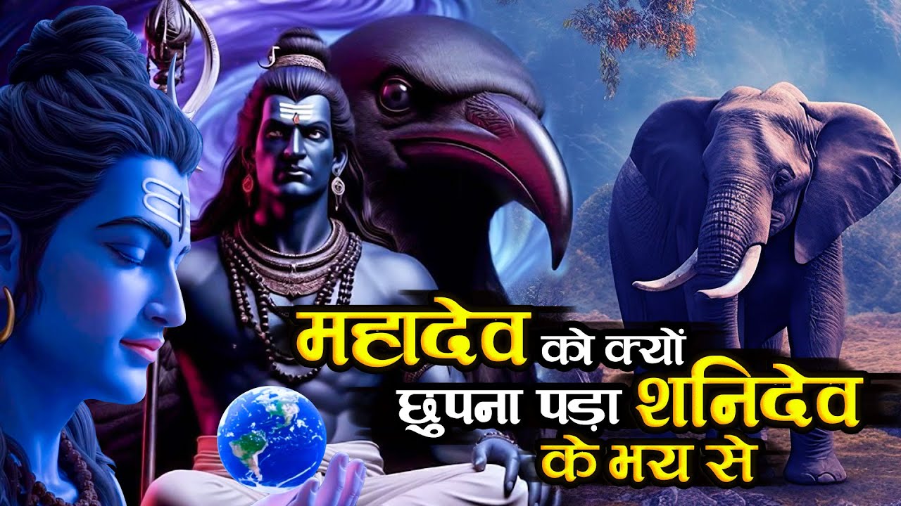 महादेव को क्यों छुपना पड़ा शनिदेव के भय से | शनि देव के भय से महादेव ने लिया गज का रूप Bhakti Katha