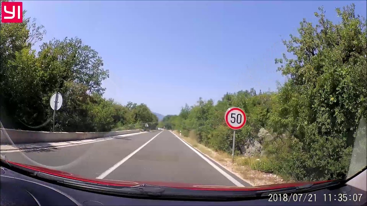 Aržano - Zadvarje - Promajna /YI dashcam/ 2x speed