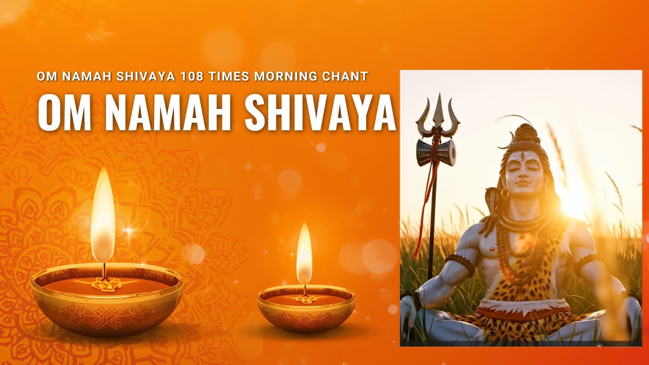 Om Namah Shivaya 108 Times | Morning Chant | Powerful Meditation | Remove Negativity & Bring Peace