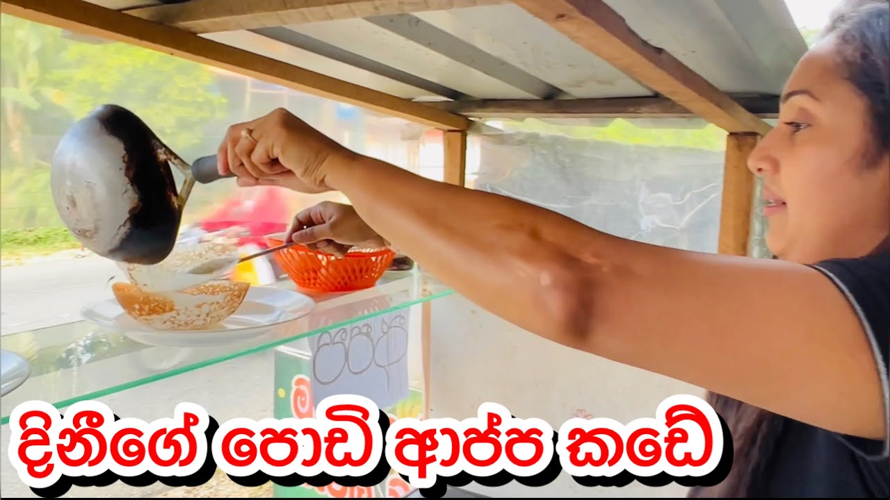 දිනීගේ අලුත් ආප්ප කඩේ-Sangeeth Dini Vlogs|Travel Vlog| කුමාරි ඇල්ල