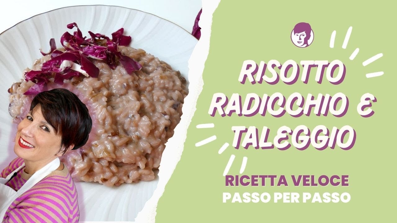 Risotto radicchio e taleggio | Antonietta Polcaro