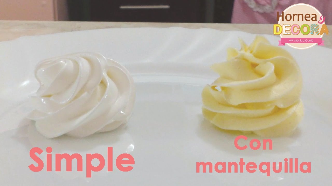 MERENGUE SUIZO (simple y con mantequilla) / #19
