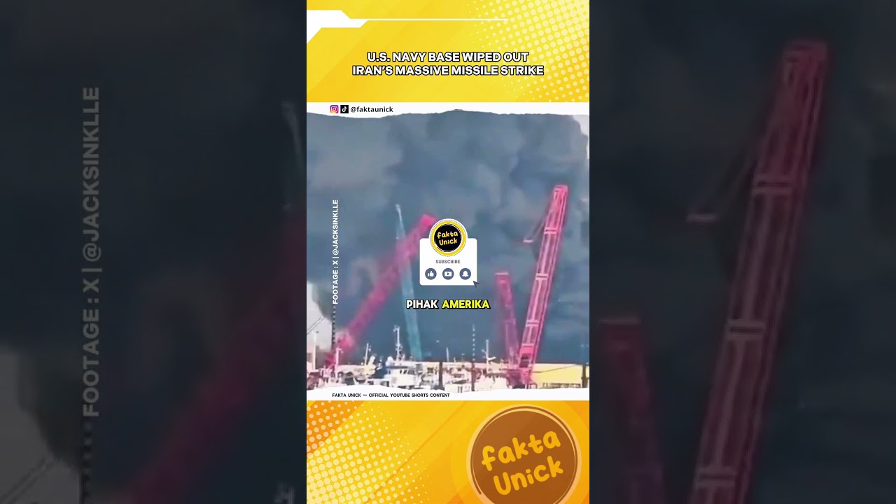 Markas Armada Kelima Amerika Hancur Total Dihantam Rudal Dan Drone Iran