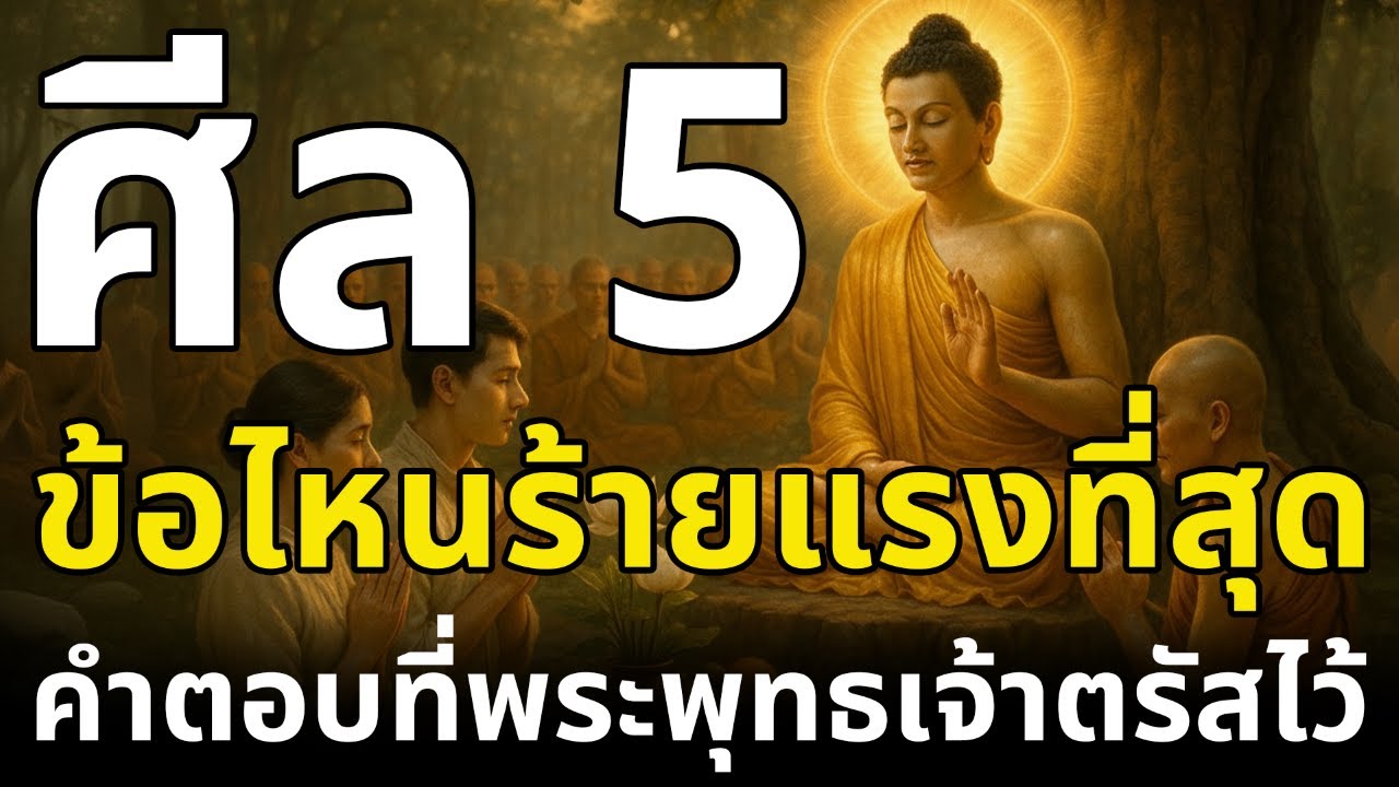 ศีล 5 ข้อไหนร้ายแรงที่สุด คำตอบที่พระพุทธเจ้าตรัสไว้ | ธัมมานุสติ