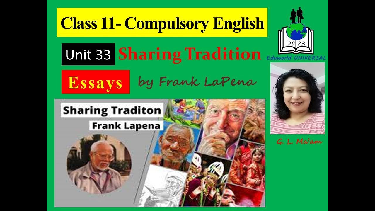 Sharing Tradition