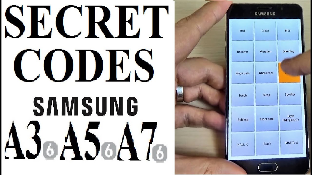 SECRET CODES for Samsung Galaxy A3, A5, A7 (2016, 2017)