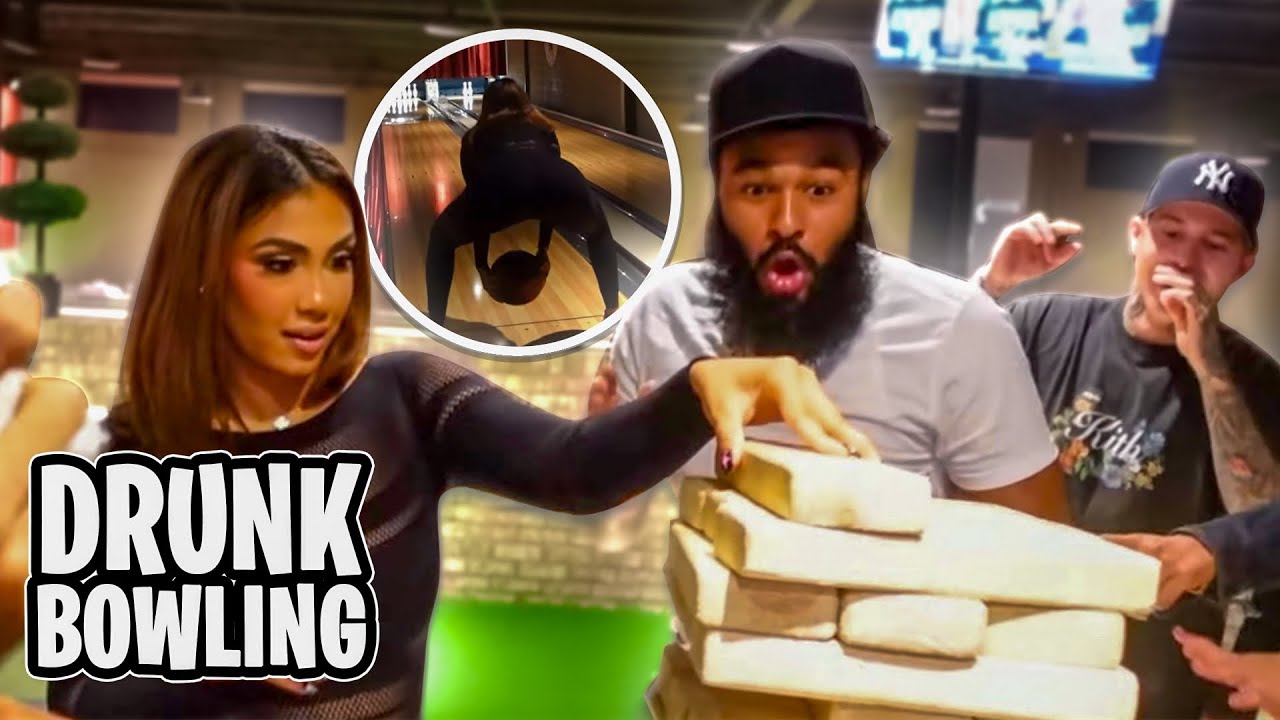 DRUNK BOWLING WITH CRAZY FRIENDS (VLOG)