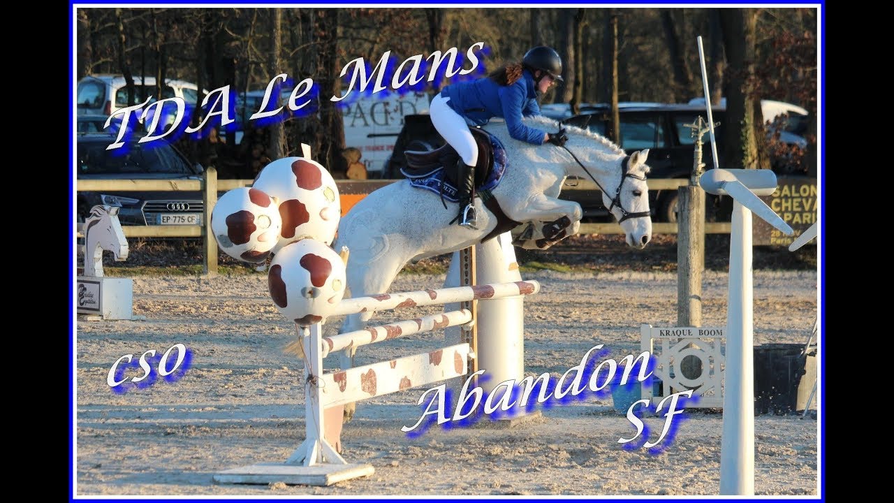 TDA CSO DU MANS: Premier officiel sans mors