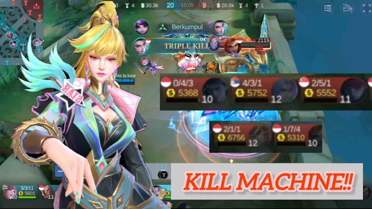 KILL MACHINE!! HANABI MODE BIDUAN | BUILD DAN GAMEPLAY | MOBILE LEGENDS