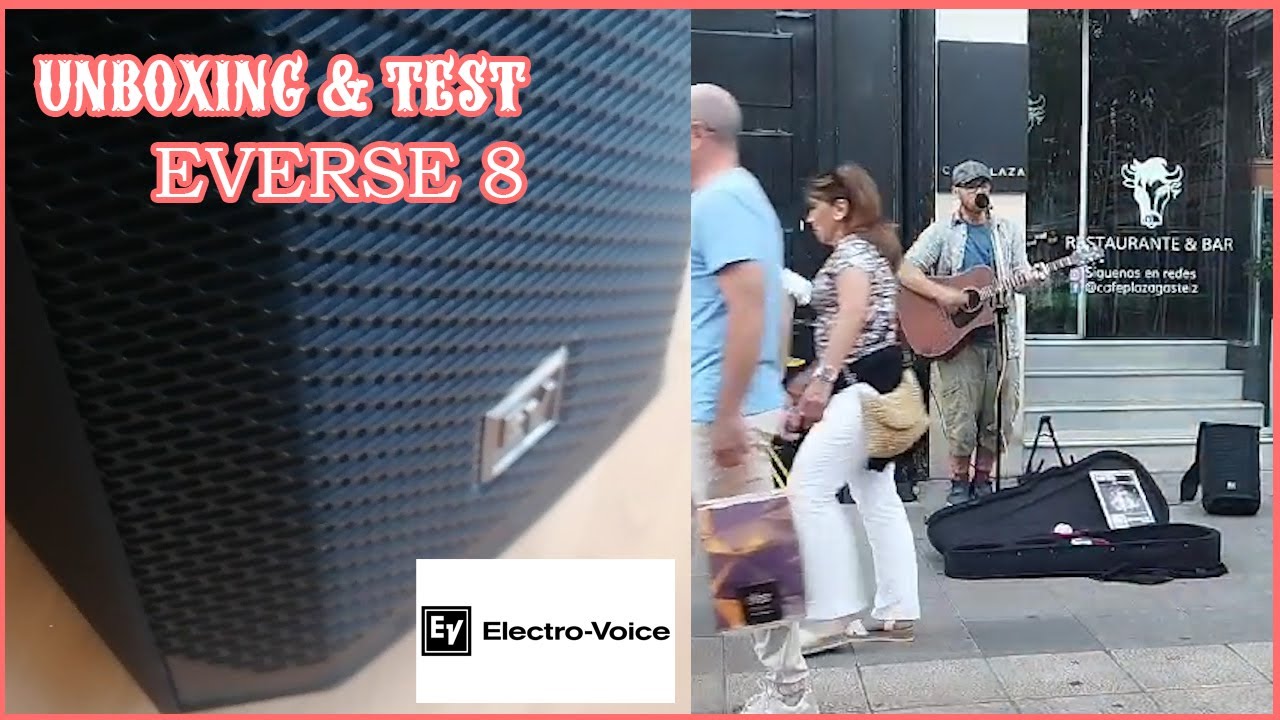 Ev EVERSE 8  - UNBOXING con Test en la calle #busking