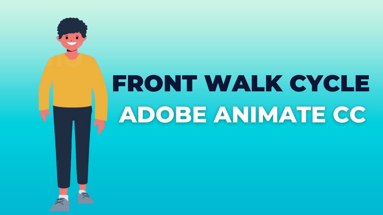 Front Walk Animation Adobe Animate cc