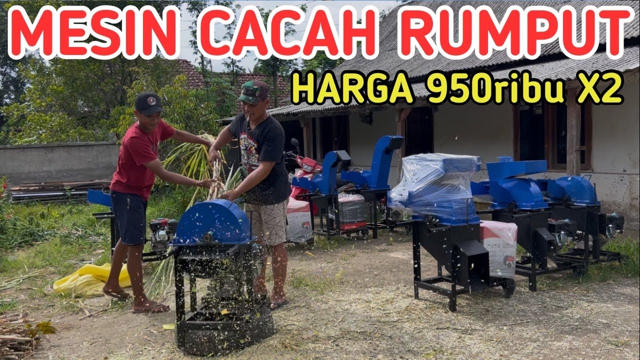 HARGA 950Ribu MESIN CACAH RUMPUT COBEK TANPA PENGGERAK | JANGAN LUPA DI KALI DUA