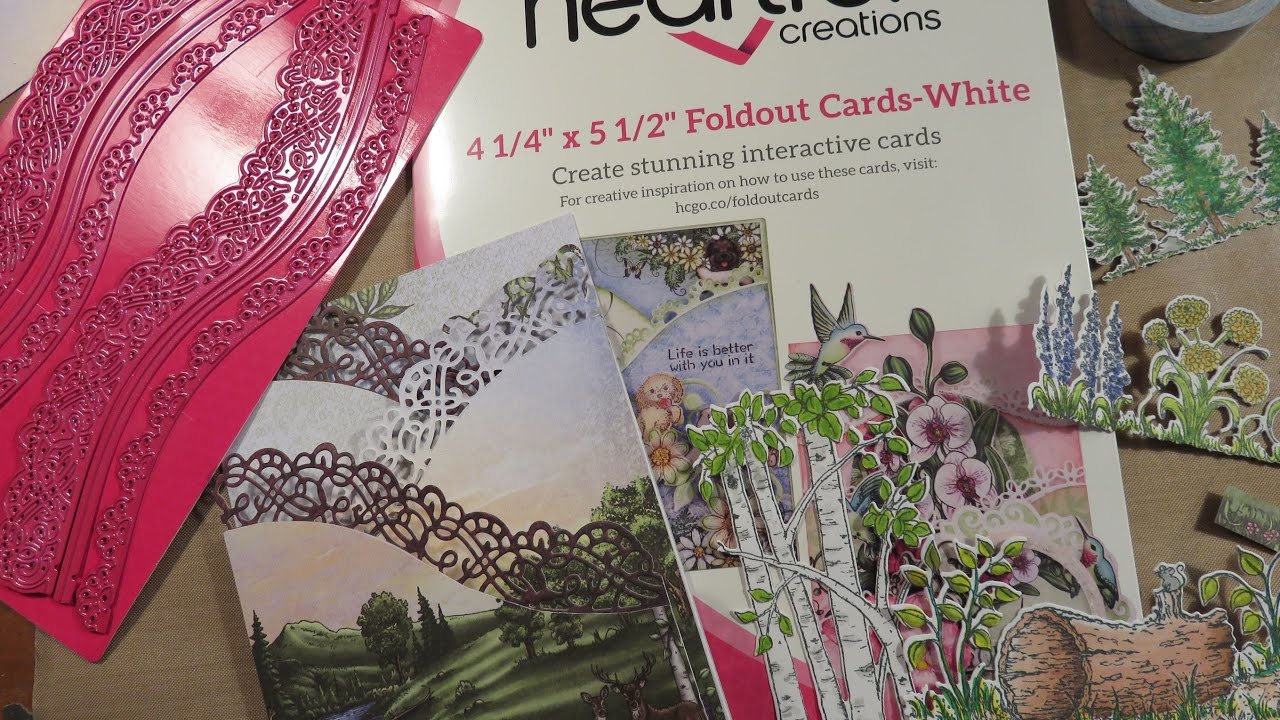 How To Tutorial Heartfelt Creations Fold Out Card