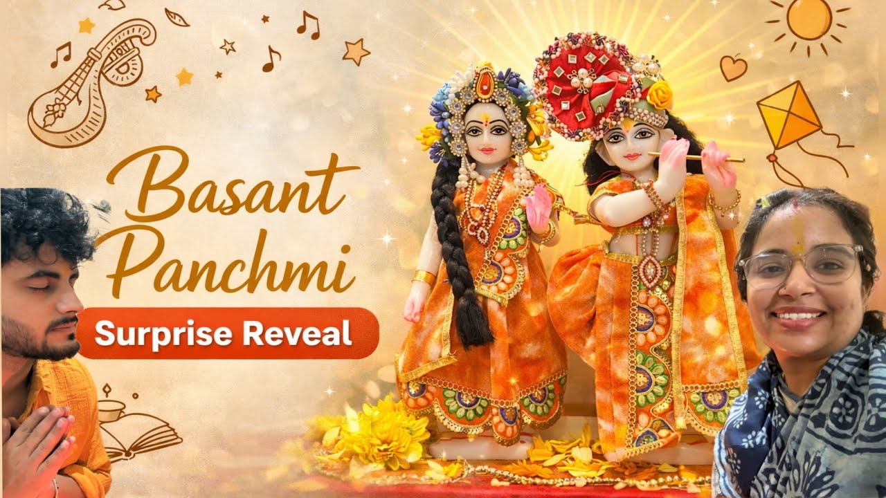 We Did Radha Krishna Sthapna on Basant Panchmi | Surprise Reveal ✨ 
