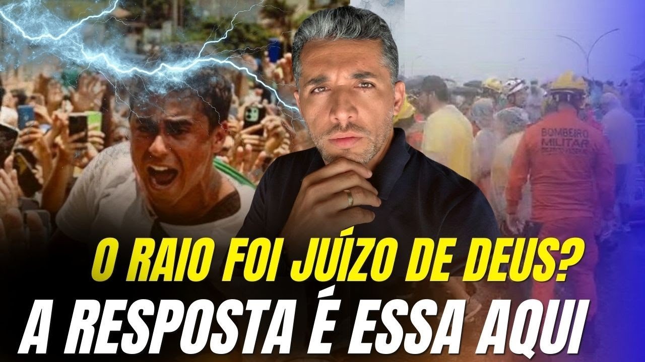 O Raio na manifestação do Nikolas Ferreira. 