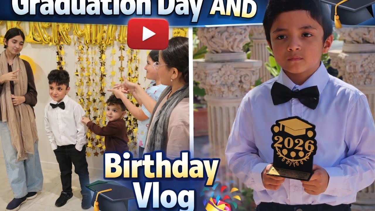 My Son Graduation Day & Birthday Celebration 🎓🎂 | Party Hall Vlog