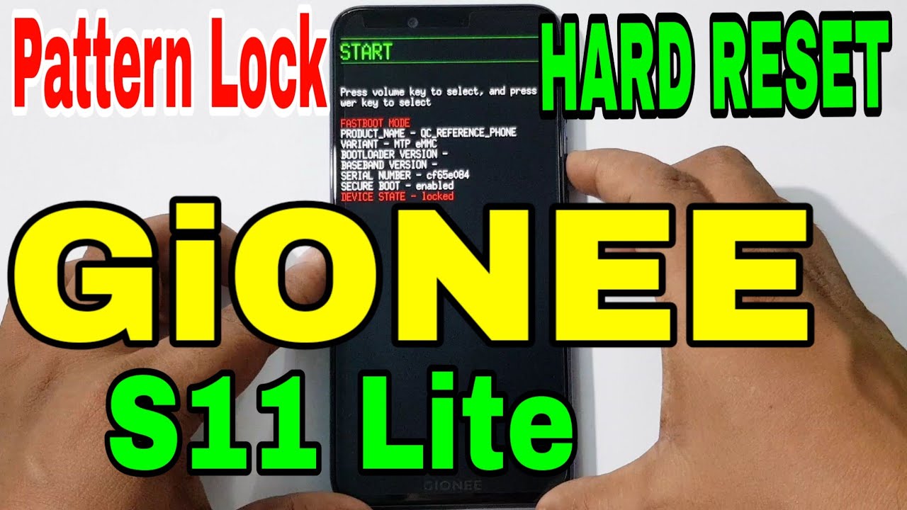 GiONEE S11 Lite Hard Reset or Pattern Unlock Easy Trick With Keys