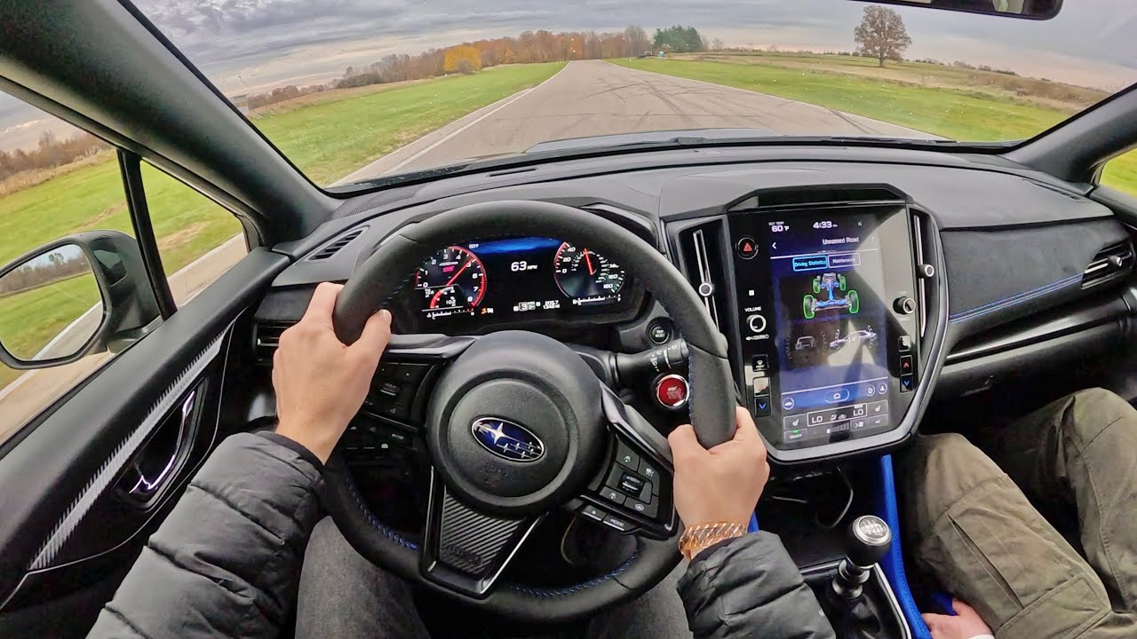 Subaru WRX tS 2025 года — впечатления от вождения на треке от первого лица
