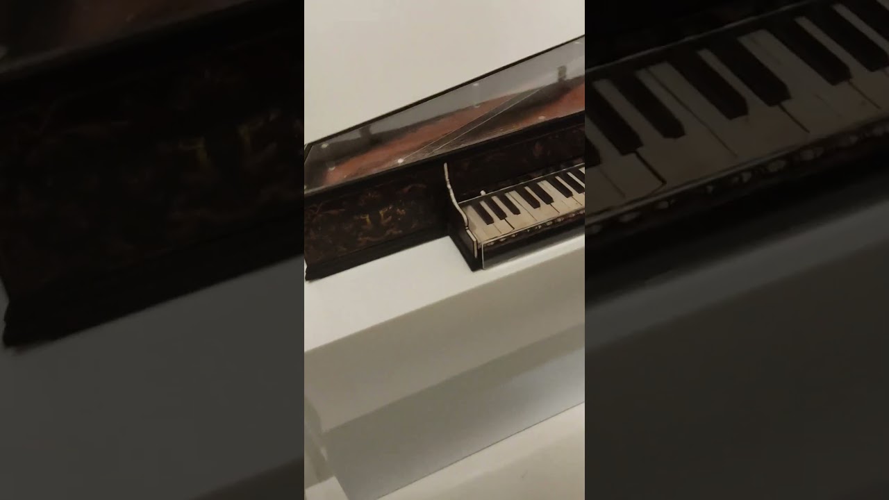 Virginal (Harpsichord) by Marco Jadra, Italy, 1568 on display at the V&A Museum in London #shorts