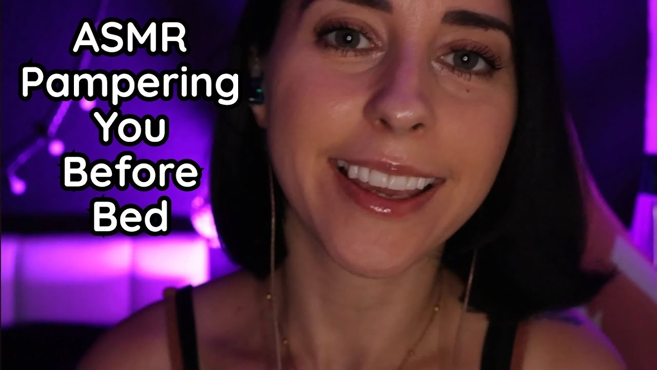 ASMR Relaxing Pampering You Before Bed💤(personal attention)
