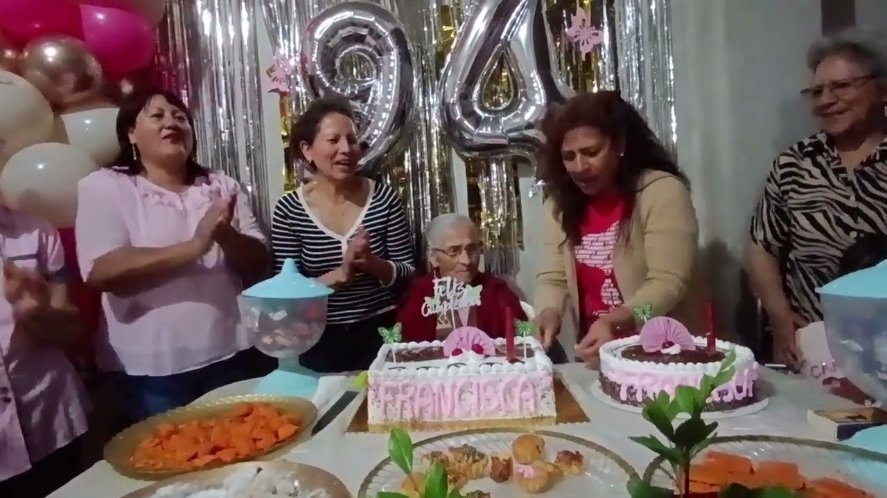 Cumpleaños 94 de PANCHITA GALLARDAY 3 ra parte 