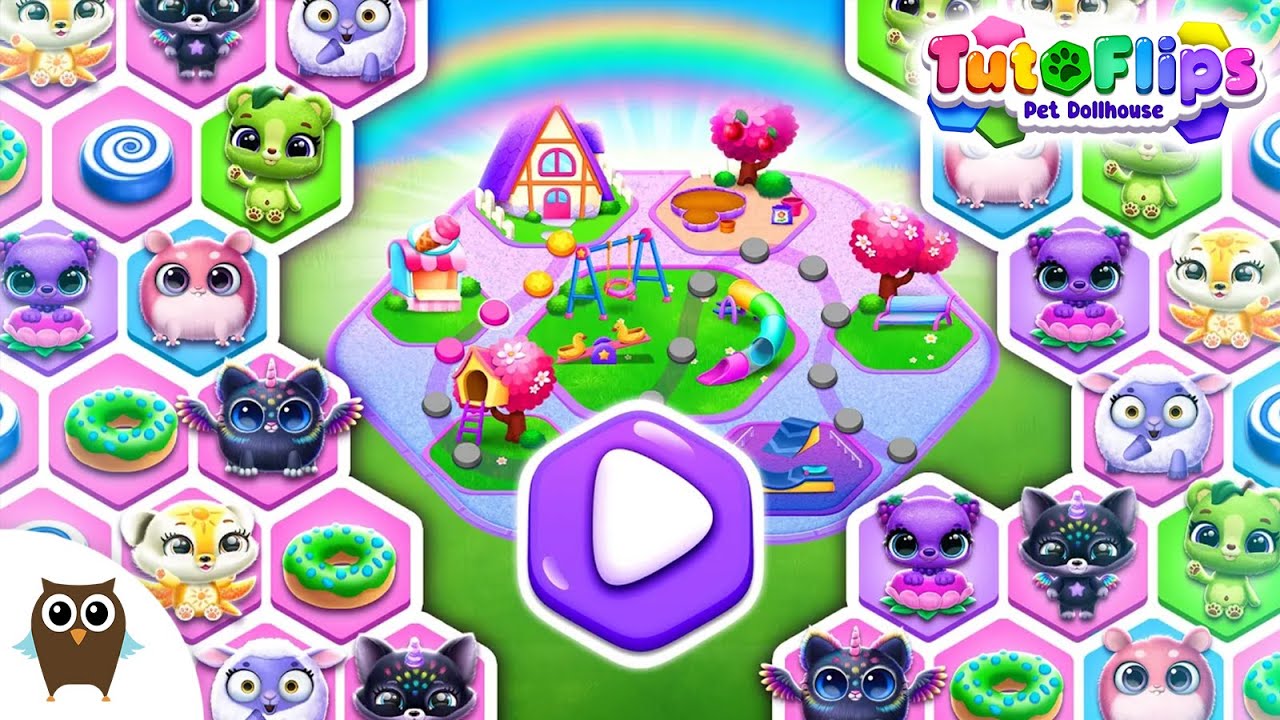 TutoFlips - Pet Doll House ⭐️ New Game Official Trailer ⭐️ TutoTOONS