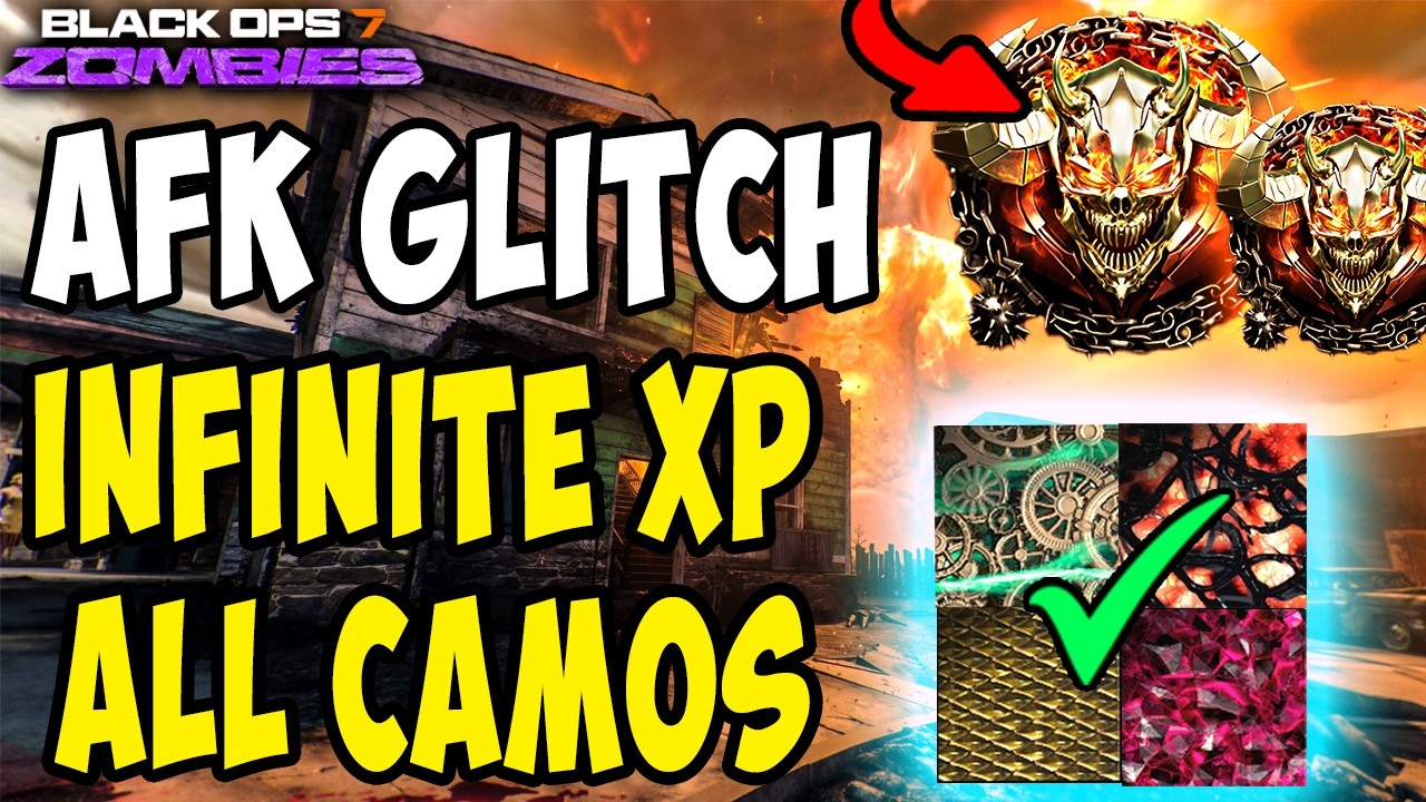 BO7 Zombies SOLO AFK XP GLITCH! Infinite Everything (BO7 Zombies)