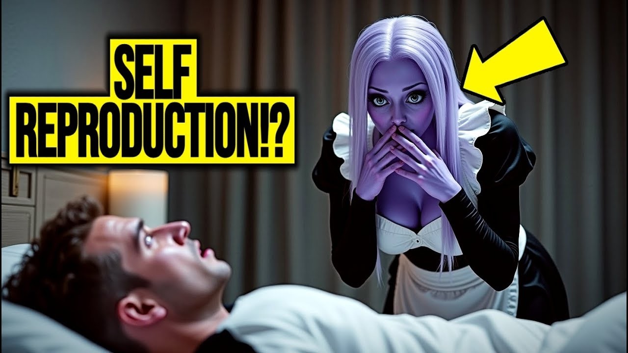 “Humans Can Reproduce Alone?!” The Alien Maid Exclaimed After Walking In On Him