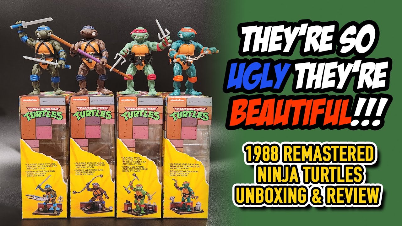 Они такие уродливые, они такие красивые!!! Обзор мультсериала «Плеймейтс TMNT 1988 Remastered Tur...