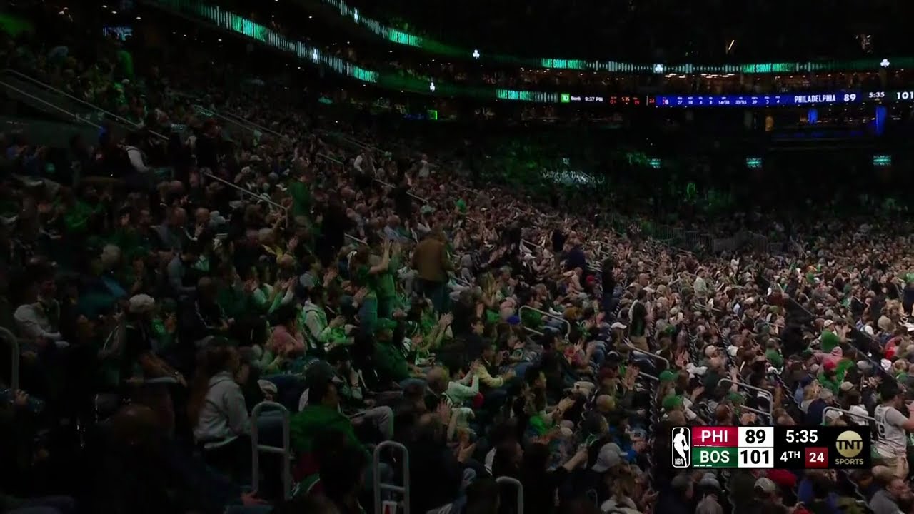 Boston Celtics 17-0 run UNCUT vs Philadelphia 76ers (02/27/2024)