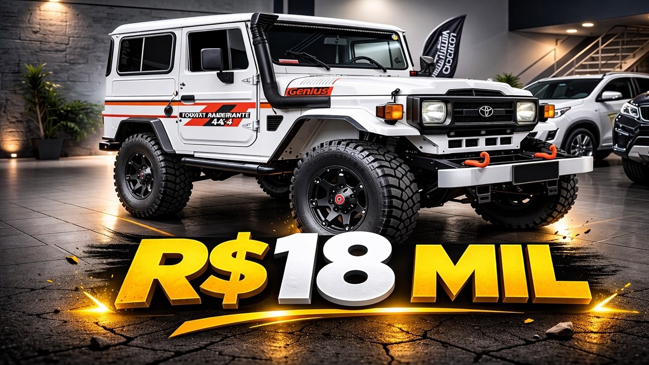 JIPES À VENDA A PARTIR DE 18 MIL (Jeep Willys e Toyota Band jipe)