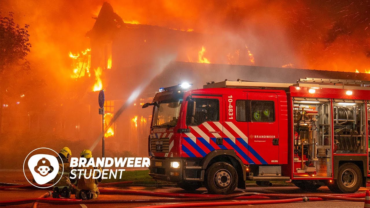 Brandweer Student - Brand in een leegstaand wok restaurant
