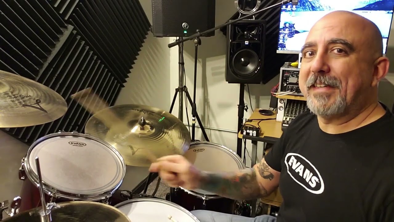 DRUMBITS FREE DRUM LESSON #14- adding a crash